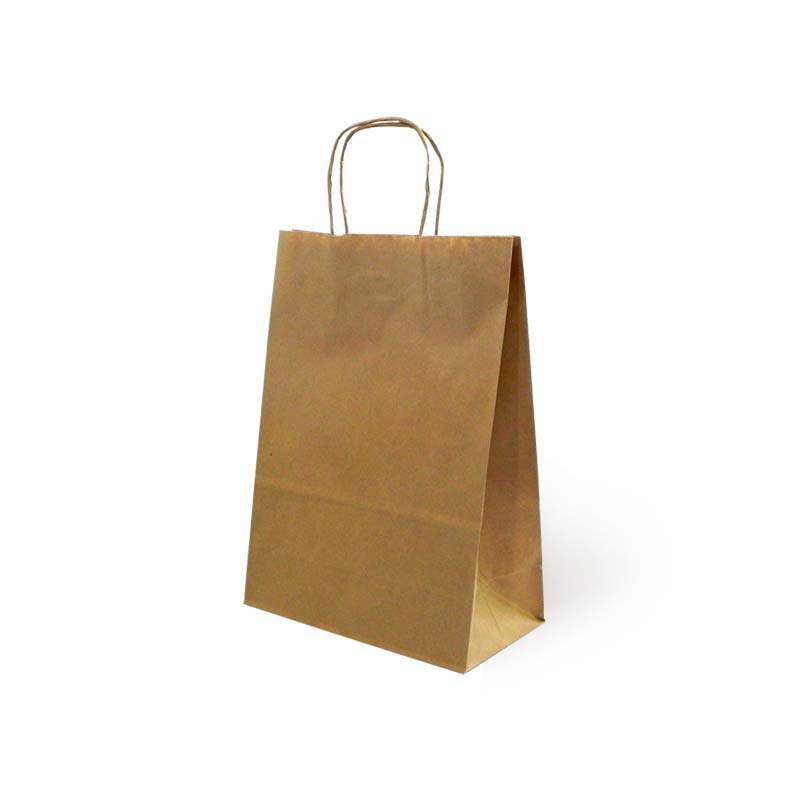 Bolsa de papel basica Kraft, en de 25 uds.desde 0,22 unidad