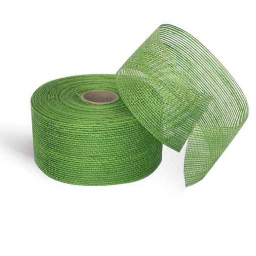Cinta de Yute Verde 60 mm