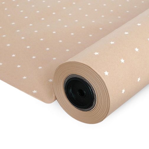 Papel Kraft Estrellas PM0217