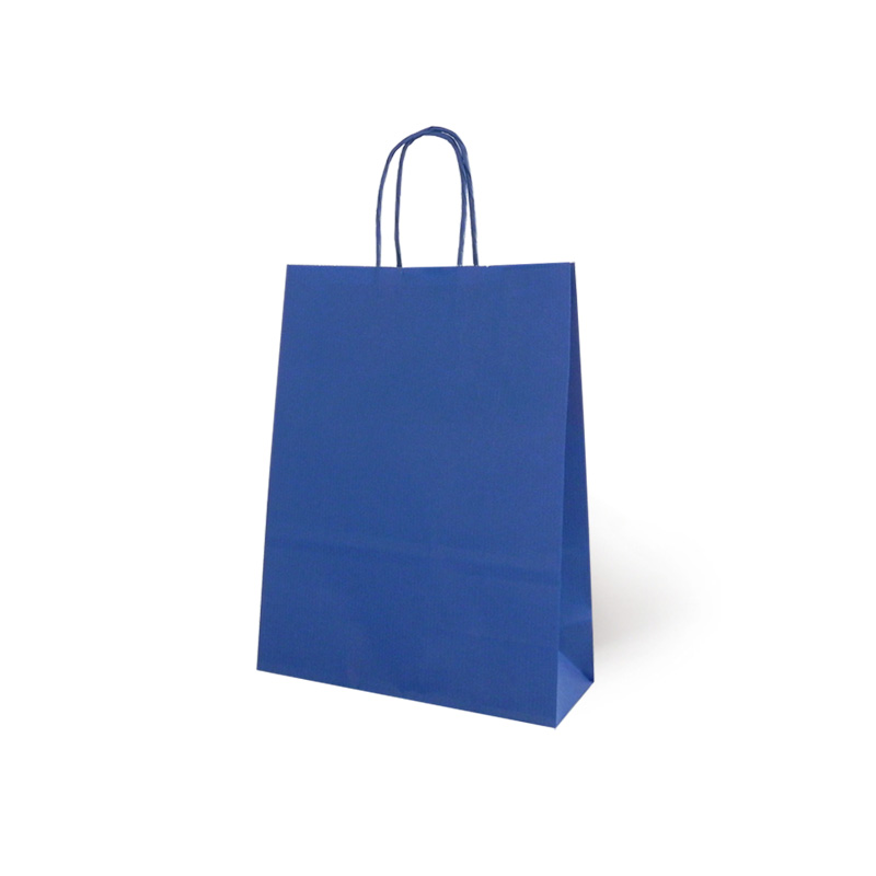 industria Fracción Sentido táctil Bolsa de Papel Basica azul, packs de 25 uds. desde 0,30 € unidad