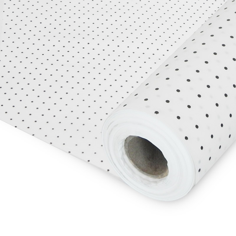 Rollo Papel Seda Plumeti Negro