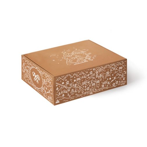 Caja de Cartón Navidad Duende T05