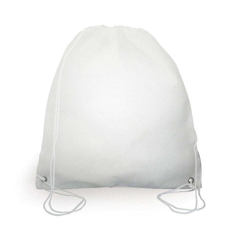 Especialmente Illinois Escuela de posgrado Mochila de tejido Blanca 36 x 42 cm, pack de 10 ud a 1,20 € la unidad