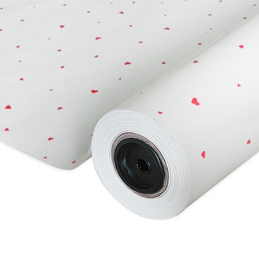 Papel Blanco Corazón Rojo PB0118