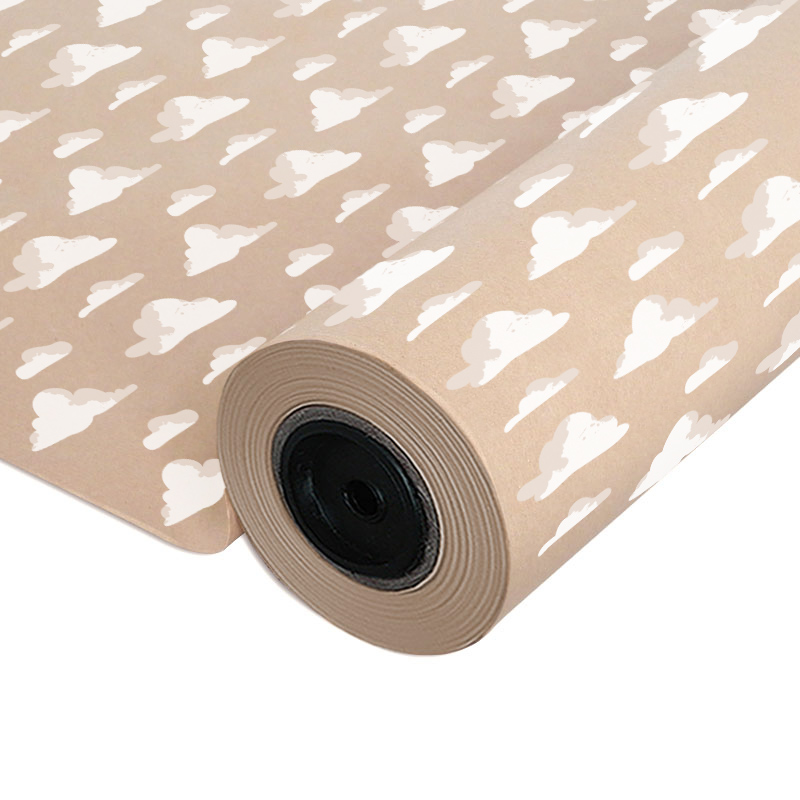 Papel Kraft Nubes Blancas PM0325