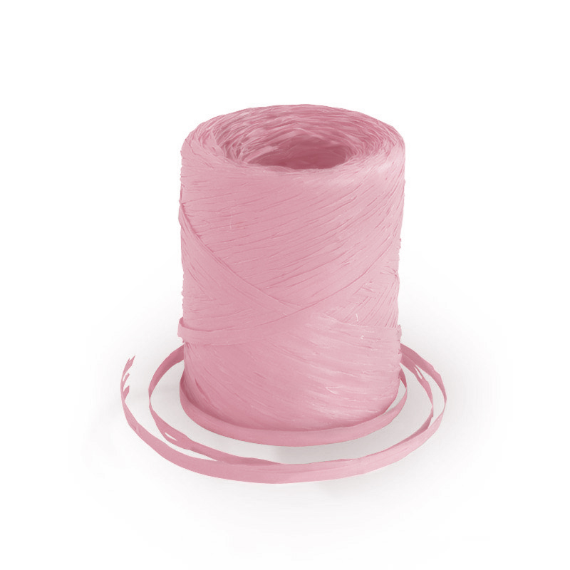 Cinta de Rafia Rosa Claro