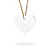 Etiqueta Colgante Corazon Blanco