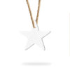 Etiqueta Colgante Estrella Blanca