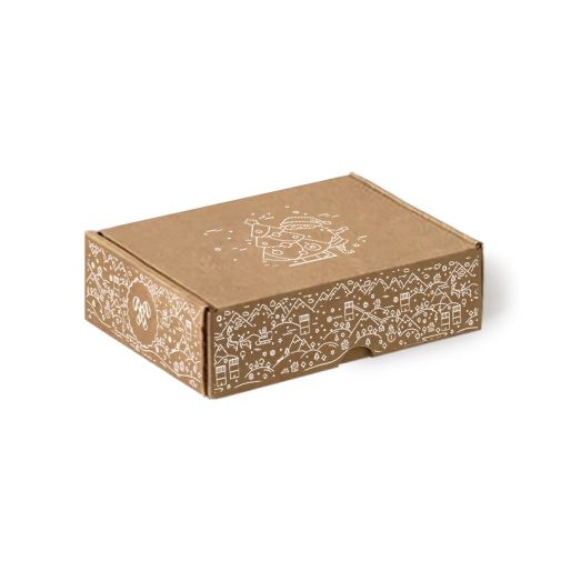 Caja de Cartón Navidad Duende T04