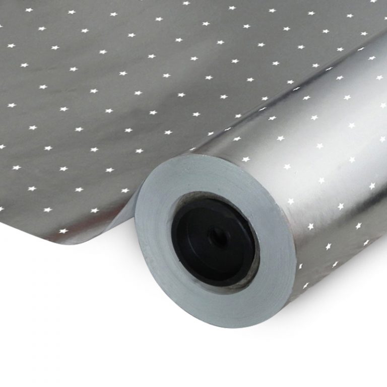 Papel regalo Metalizado Estrellas PBM0121, 39,70 € 110 mts. Envío 24 hs