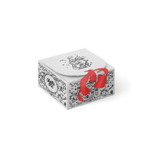 Caja de Cartón Navidad Duende B06