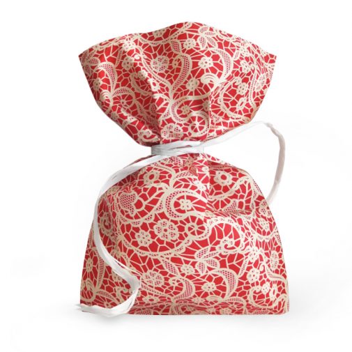 Sobres Macrame Rojo